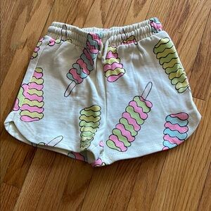 Zara Colorful Ice Cream Print Shorts